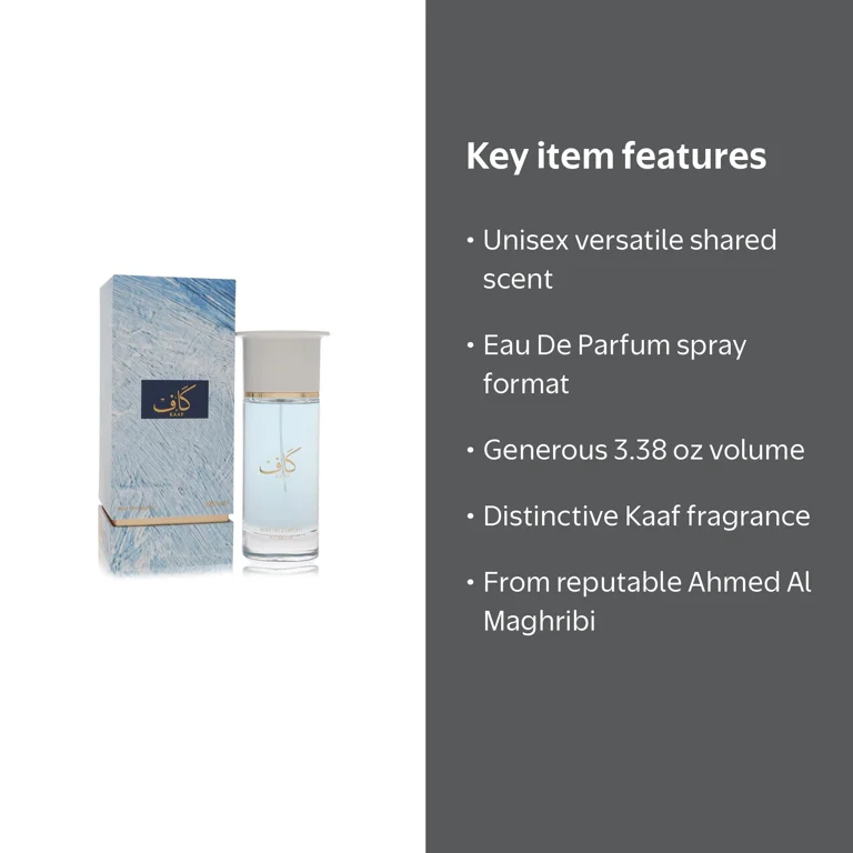 Ahmed Al Maghribi Kaaf by Ahmed Al Maghribi Eau De Parfum Spray
