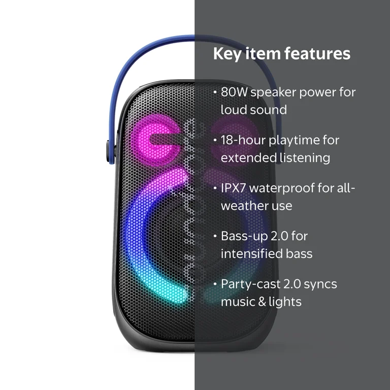 Soundcore by Anker- Rave Neo 2 Wireless Bluetooth, Portable