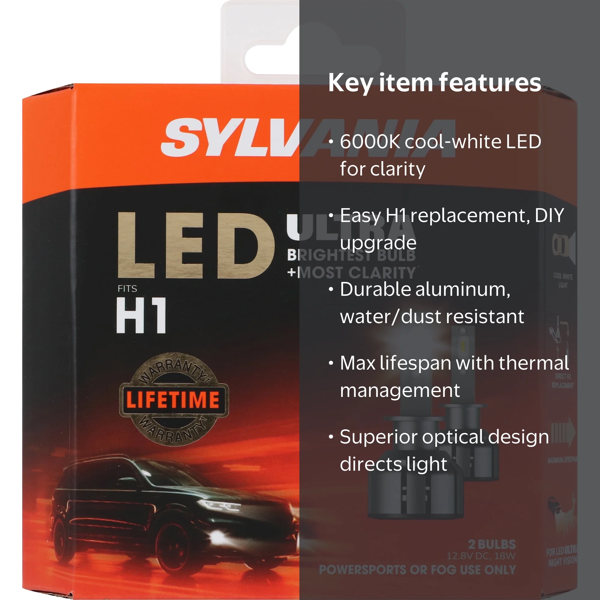 H1 LEDヘッドライト◇ヒートリボン冷却式◇新品◇2本セット◇30W 3200LM 6000K◇ k2-_e1baab38-279e-4a86-a417-