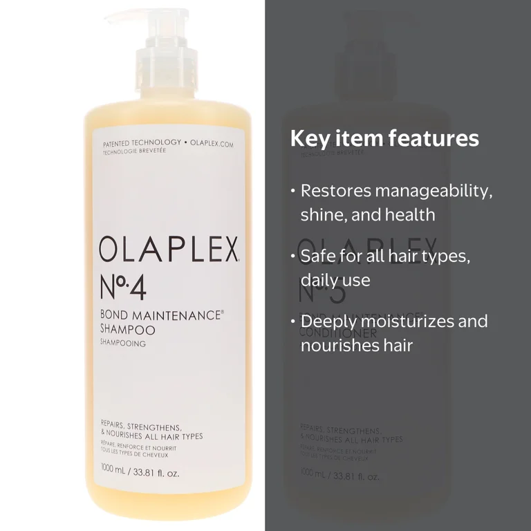 Olaplex No. 4 & 5 Bond Maintenance Shampoo and Conditioner Combo