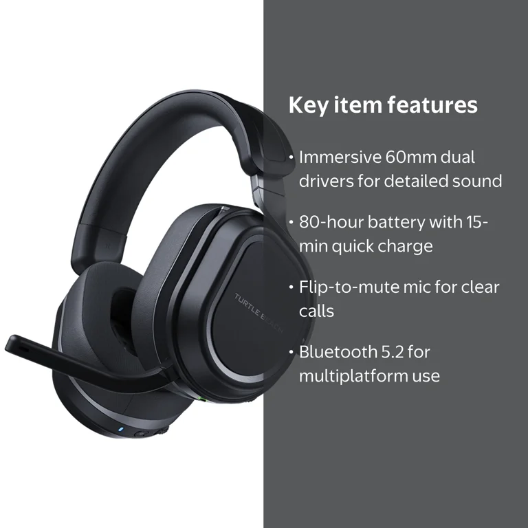 Turtle Beach Stealth™ 700 Headset (Gen 3) - PC - Black: Computer
