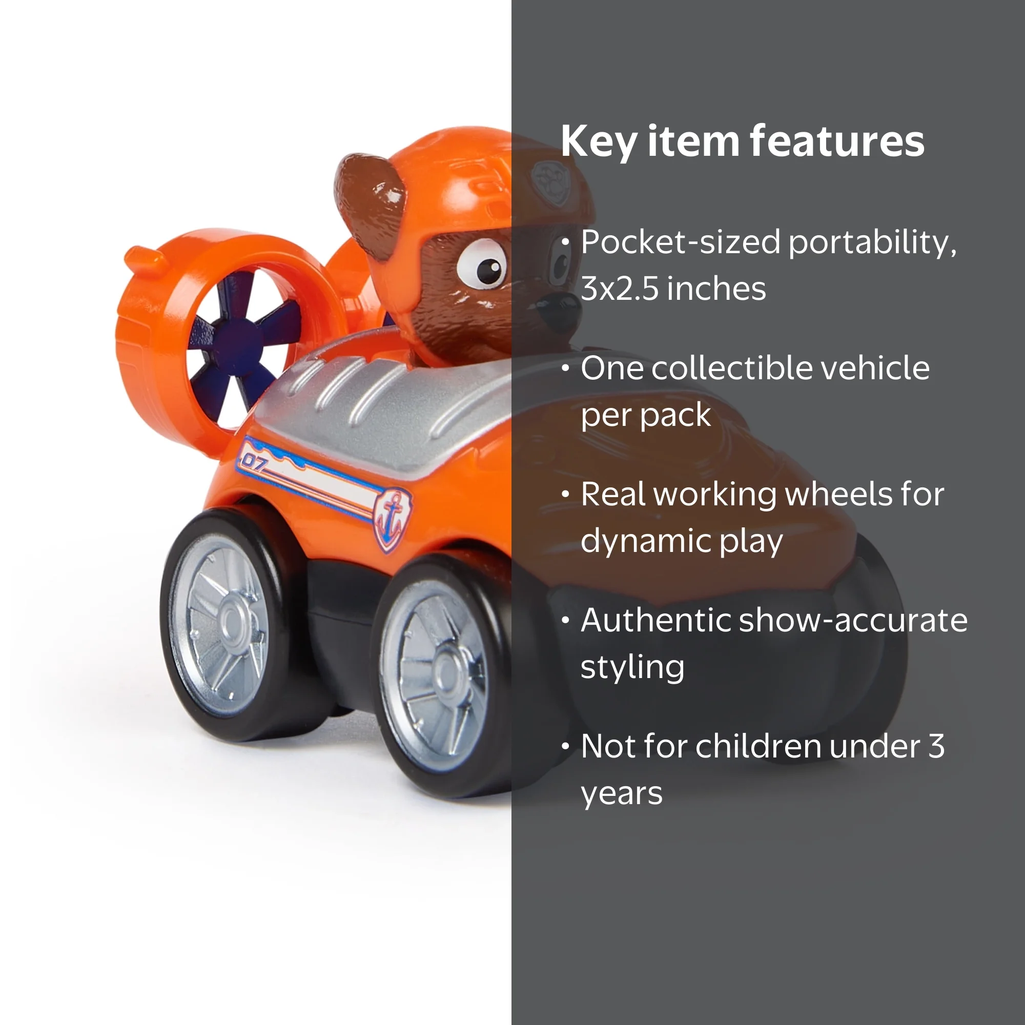PAW Patrol: Pup Squad Racers Zuma Collectible Toy Car - Walmart.com