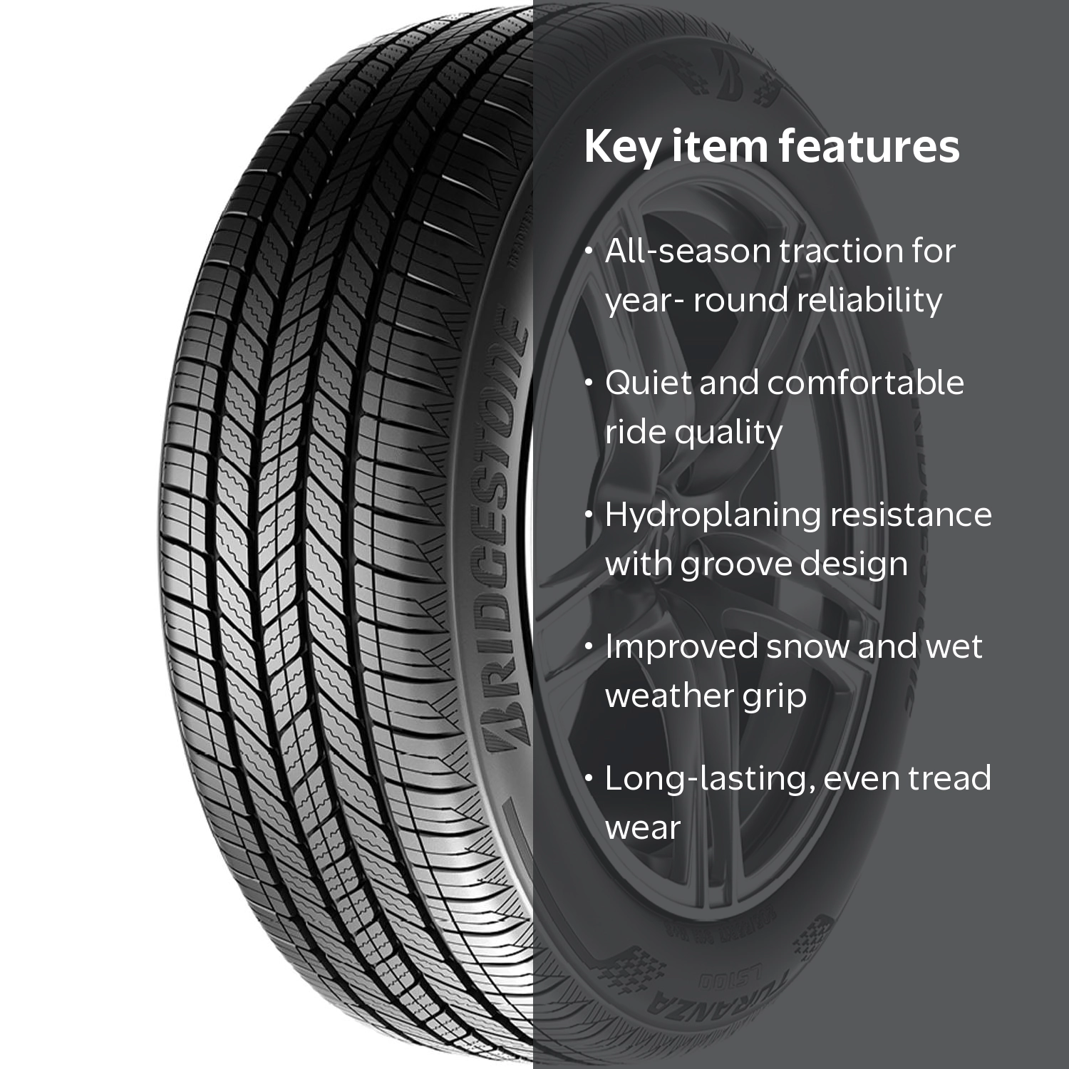 Bridgestone Turanza LS100 All Season 275/40R19 105H XL Passenger