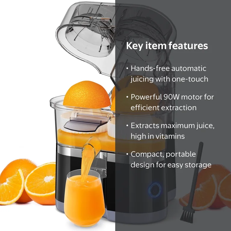 Electric Citrus Juicer, Dual-Head Orange Juicer Squeezer with