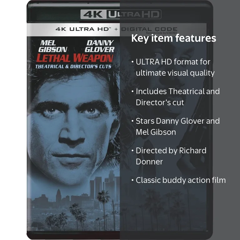 Warner Home Video, Ultra HD, Lethal Weapon, Theatrical and