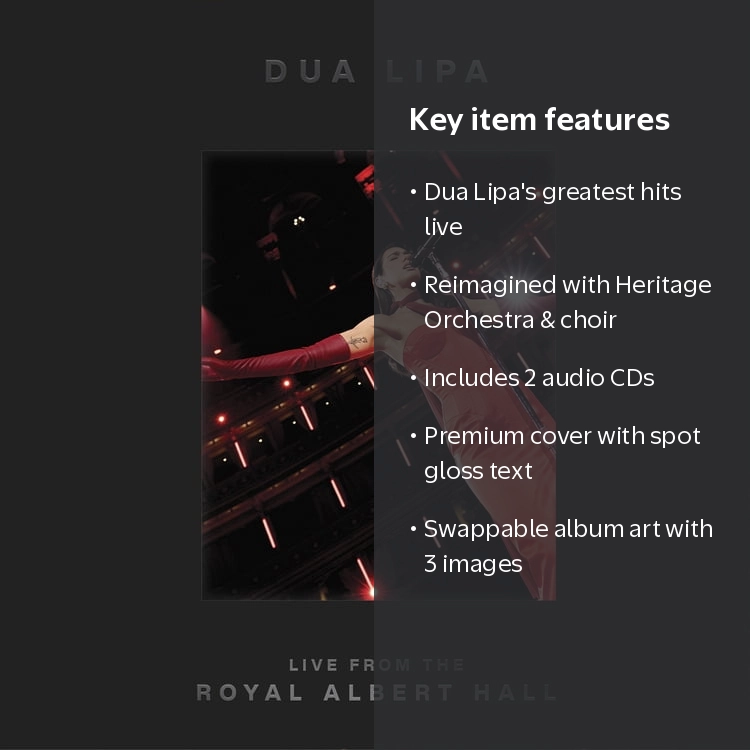 Warner Records, Dua Lipa - Live From The Royal Albert Hall - CD