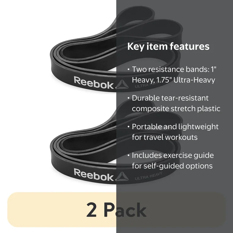 Reebok Delta Super Band Heavy & Ultra-Heavy Resistance Workout