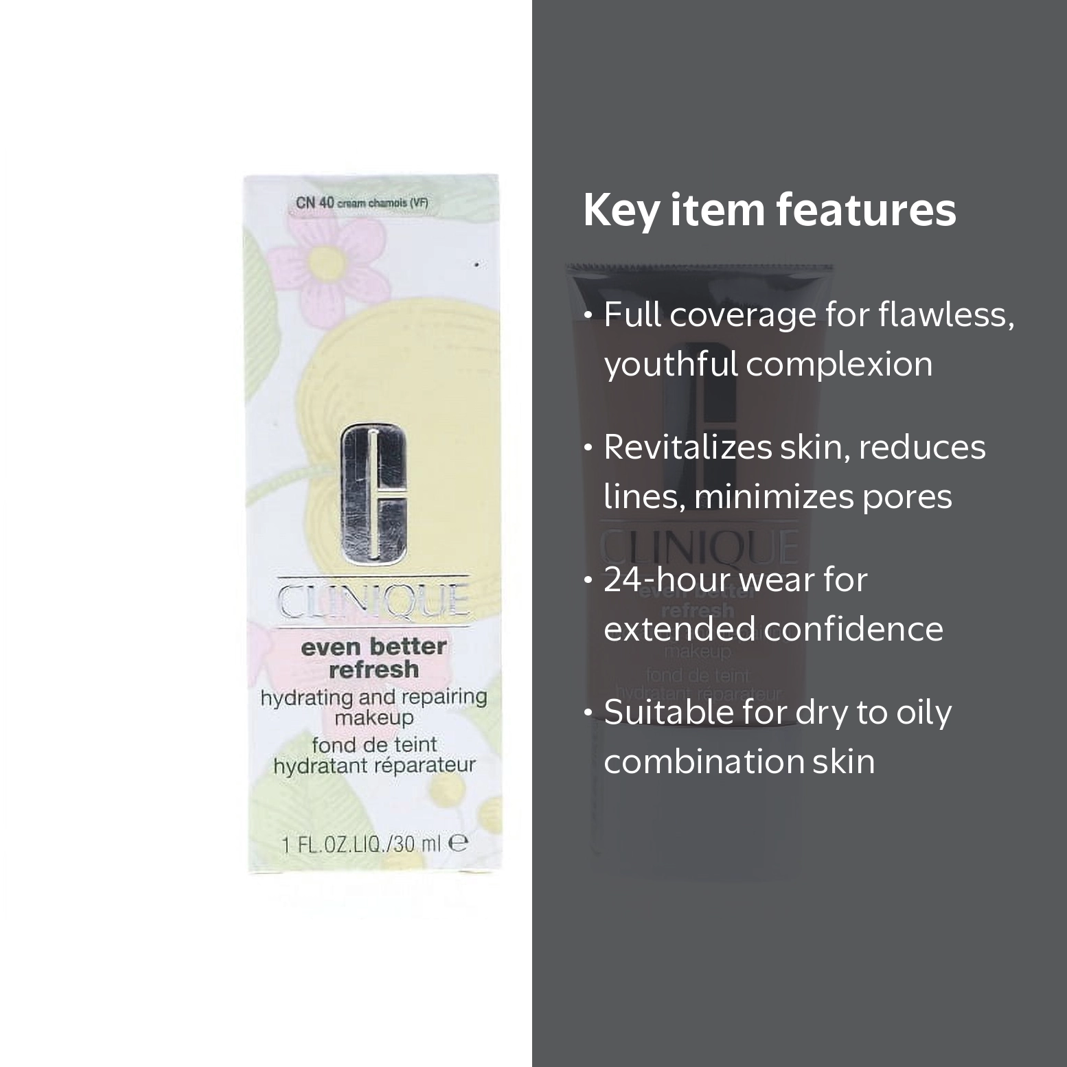Clinique Even Better Refresh Hydrating Makeup CN 40 Cream Chamois