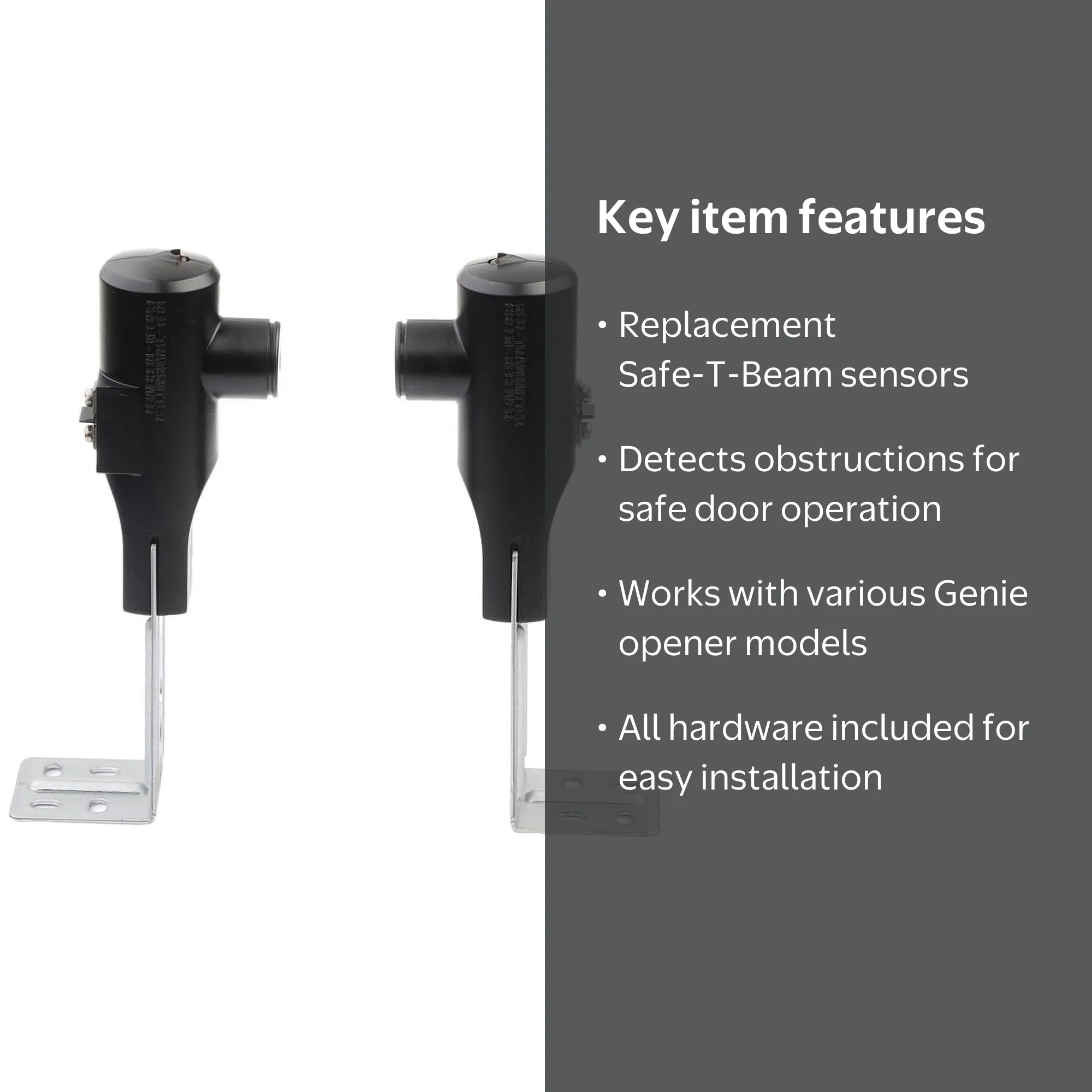 GENIE 37334R Garage Door Opener Replacement Safe-T-Beam Sensors