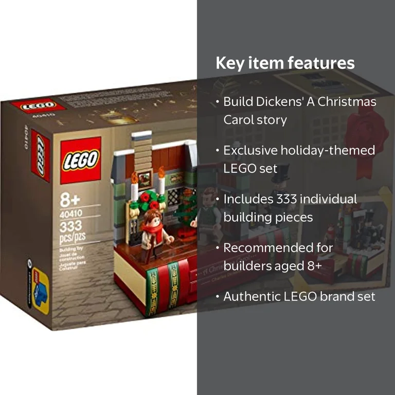 LEGO, Charles Dickens A Christmas Carol Tribute Set, 40410, 333