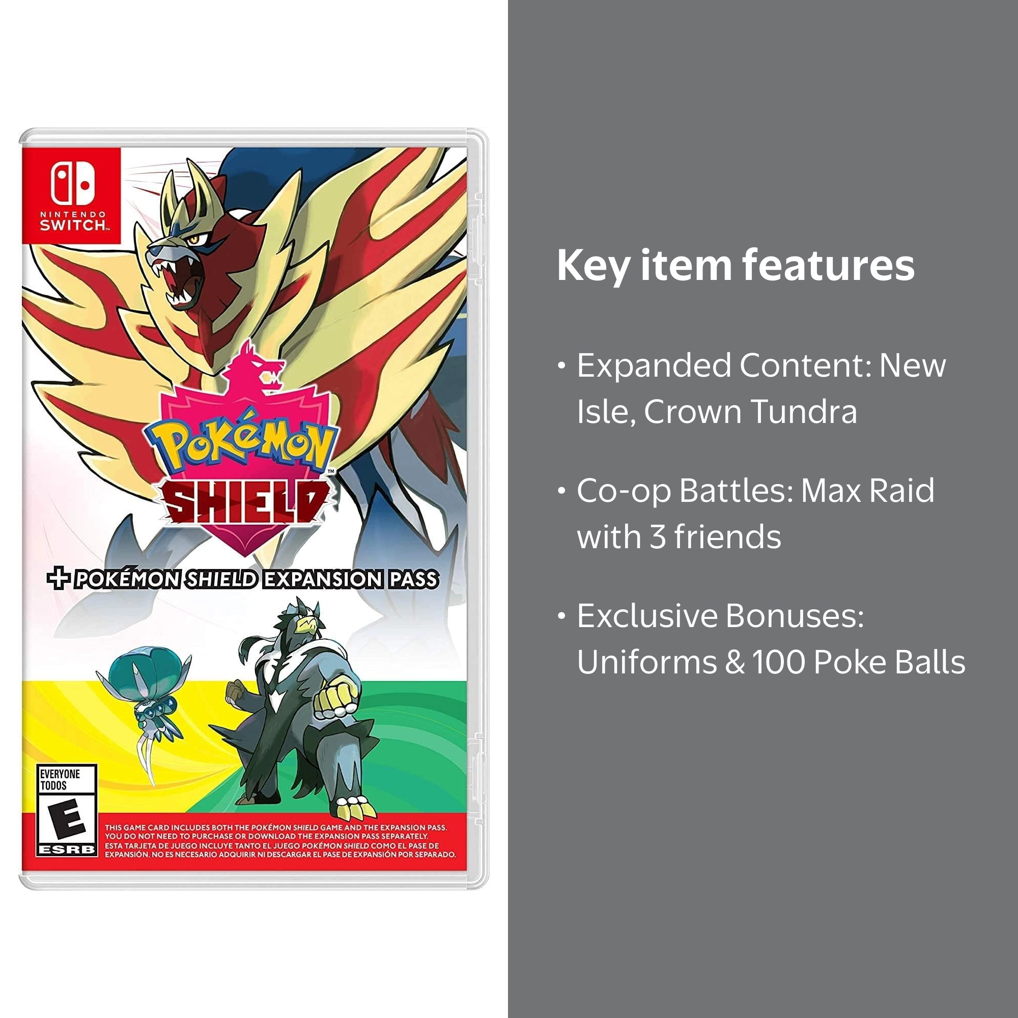 ポケットモンスター　シールド+EXPANSION PASS(SWITCH) Pokemon Shield Expansion Pass set Nintendo Switch Japanese ver