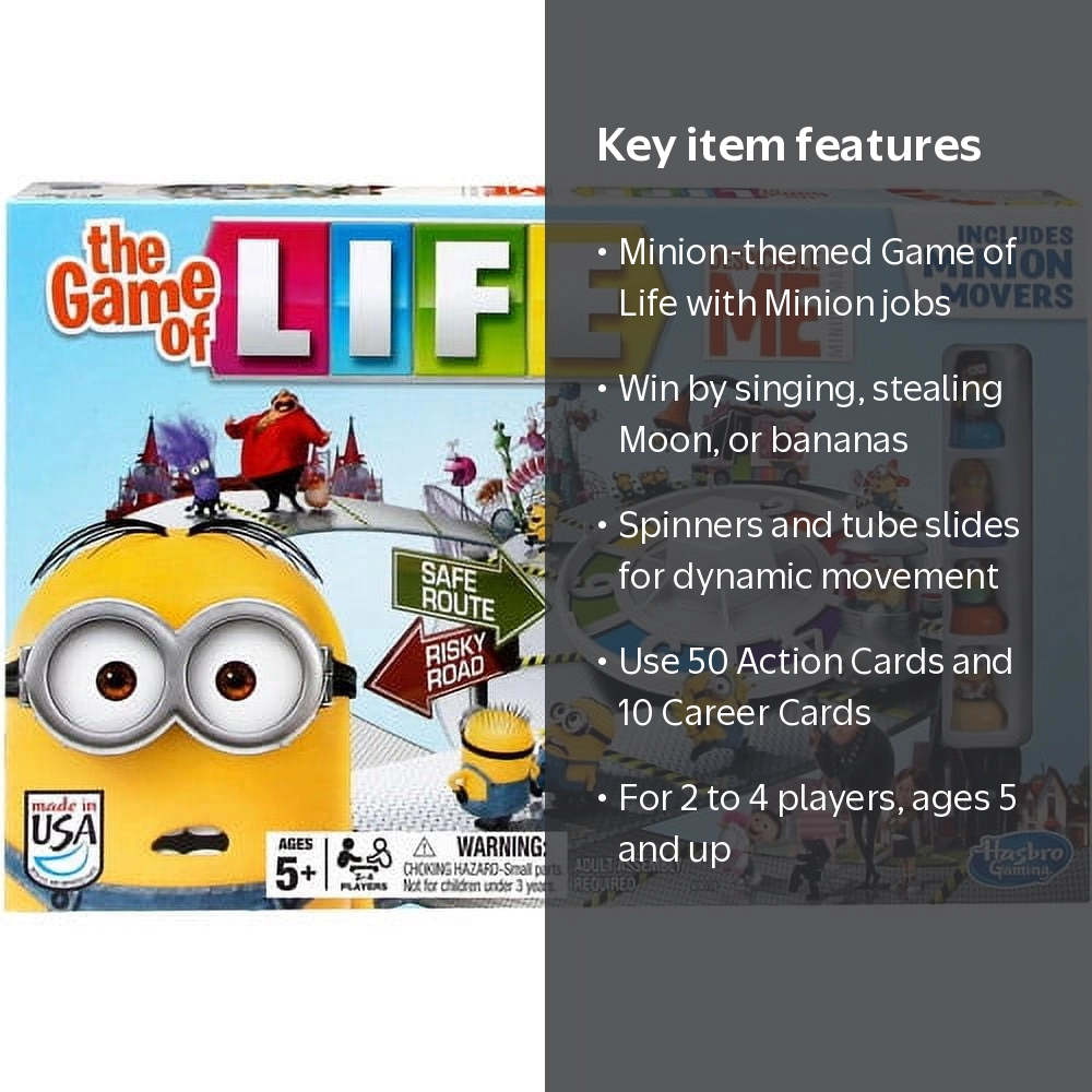 Despicable Me Minion The Game of Life Game - Walmart.com
