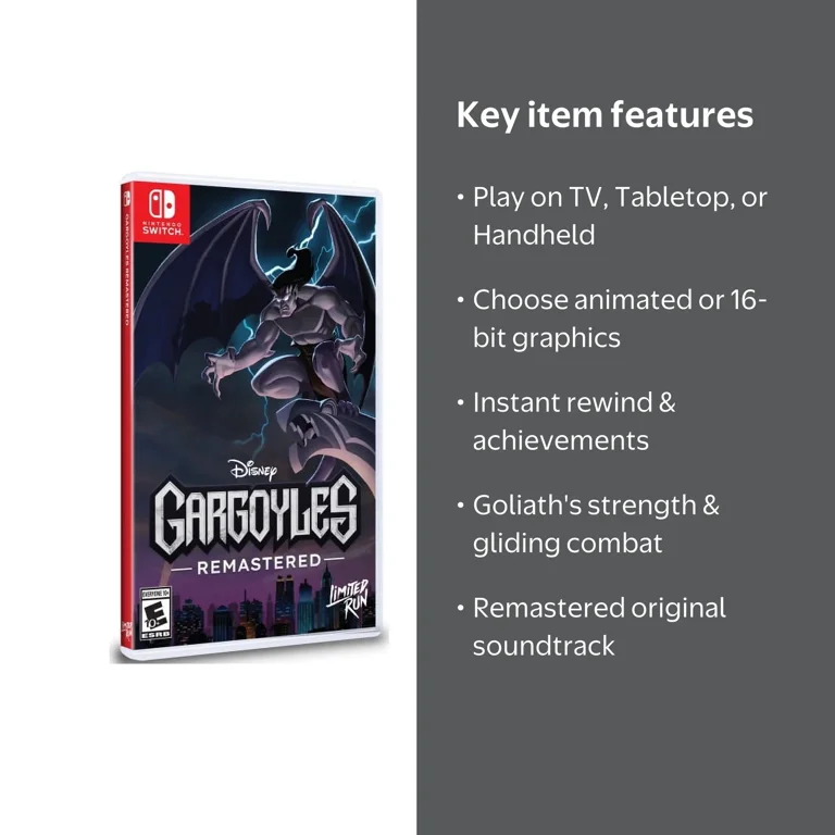 Gargoyles Remastered (Limited Run Games) (Nintendo Switch