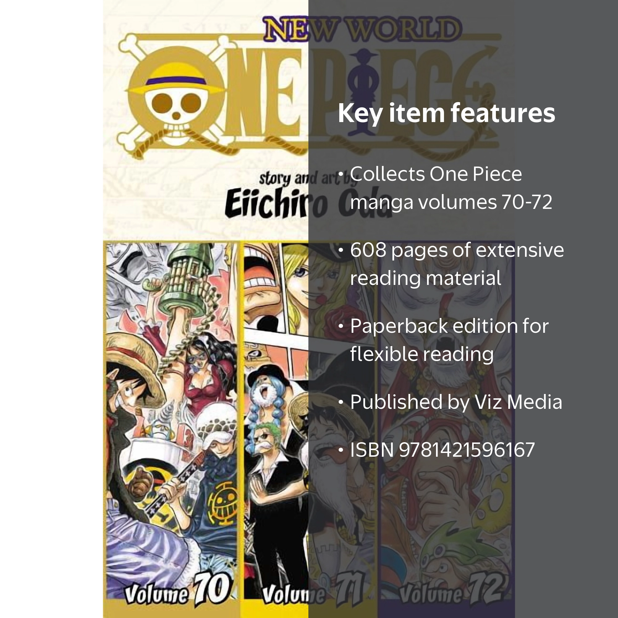 One Piece (Omnibus Edition), Vol. 24: Includes Vols. 70, 71 & 72