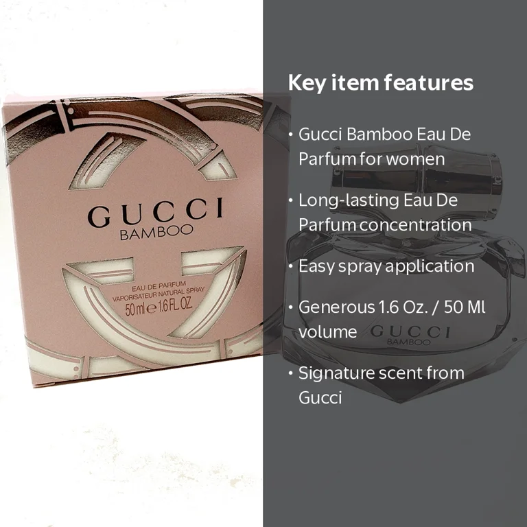 Gucci Bamboo Eau De Perfume Spray 1.6 Oz. 50 Ml for Women
