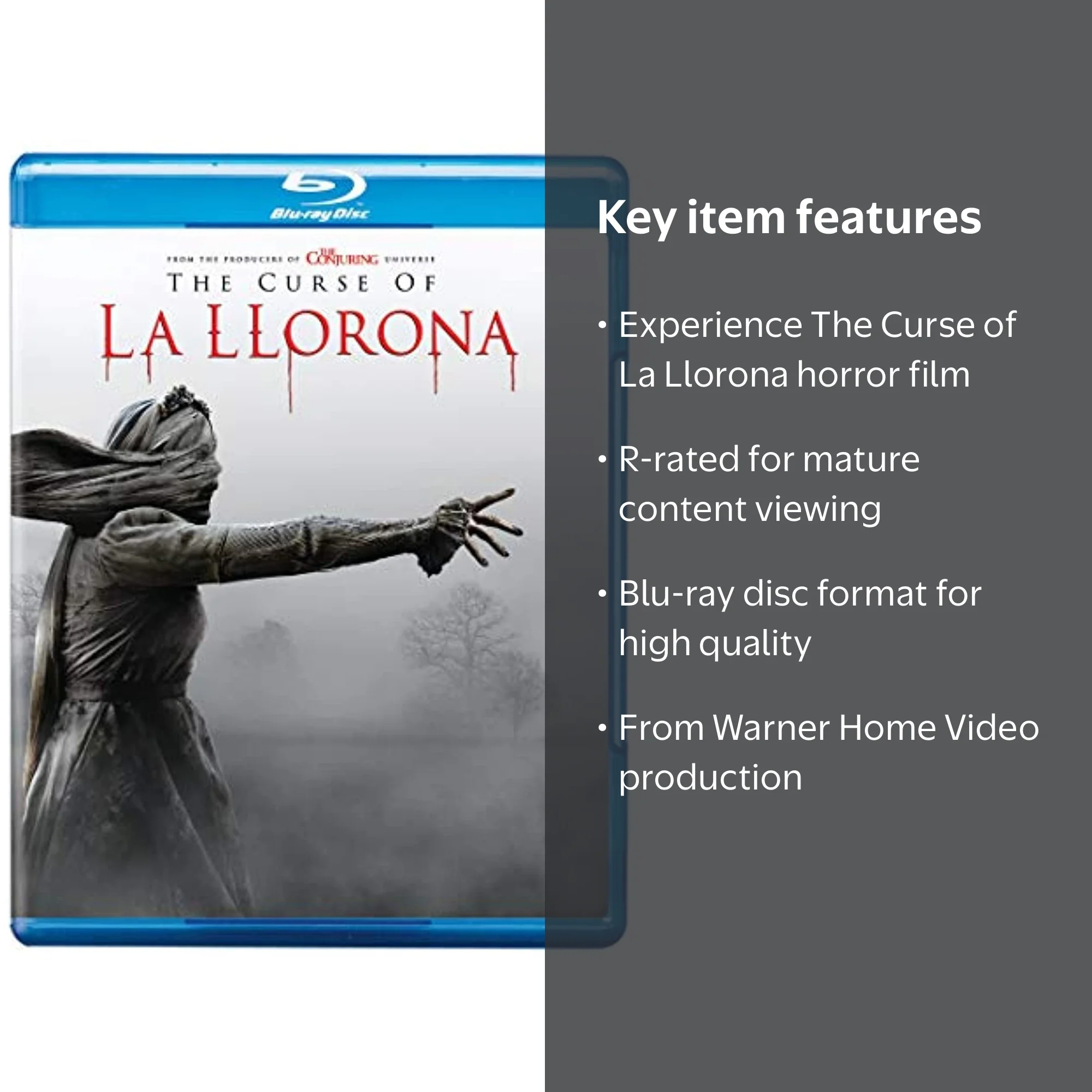 Warner Home Video: The Curse of La Llorona Blu-ray - Horror