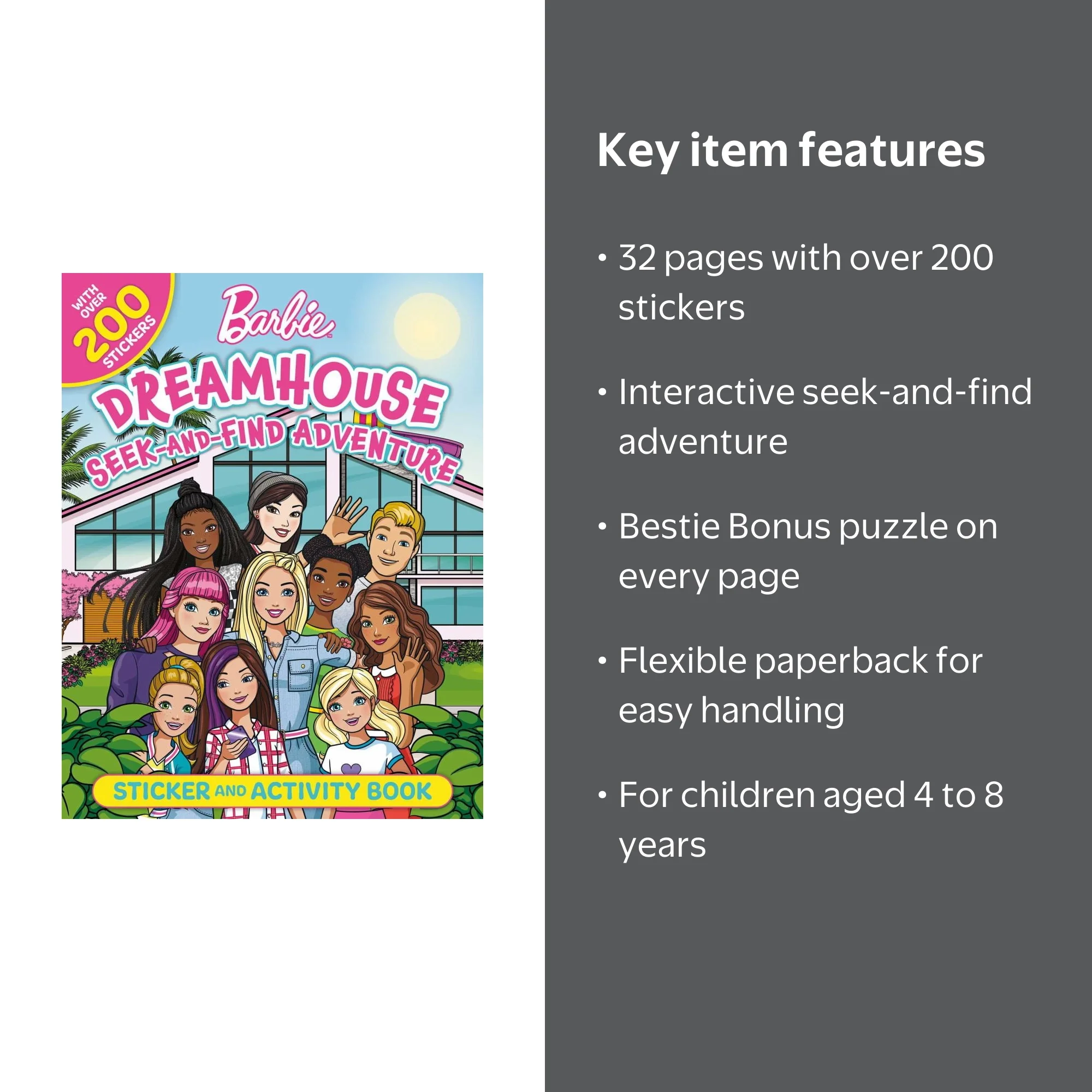 MATTEL Barbie Dreamhouse Seek-And-Find Adventure: Sticker