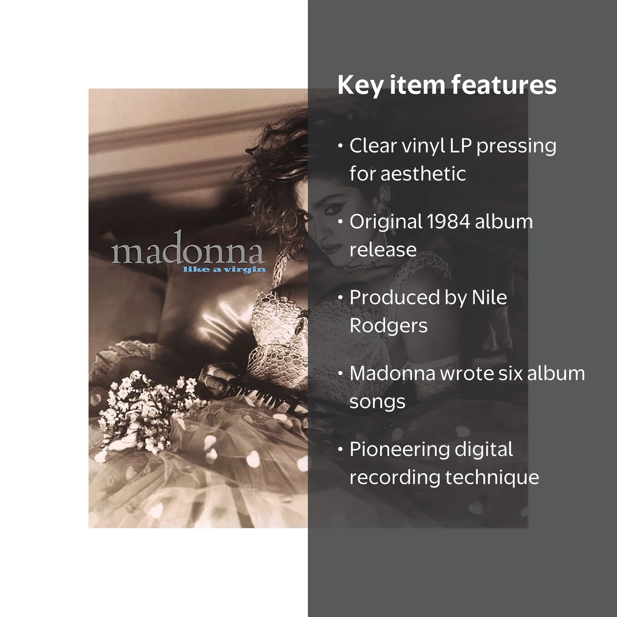 Madonna - Like A Virgin - Music & Performance - Vinyl - Walmart.com