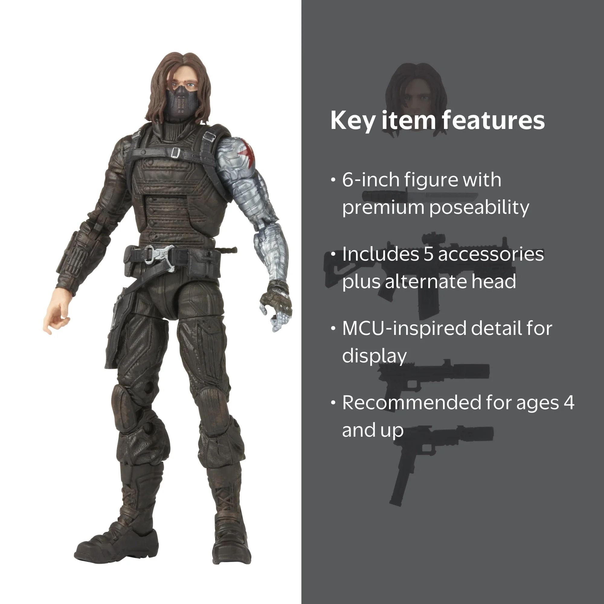 Marvel Legends Series Winter Soldier Action Figure from Falcon Age