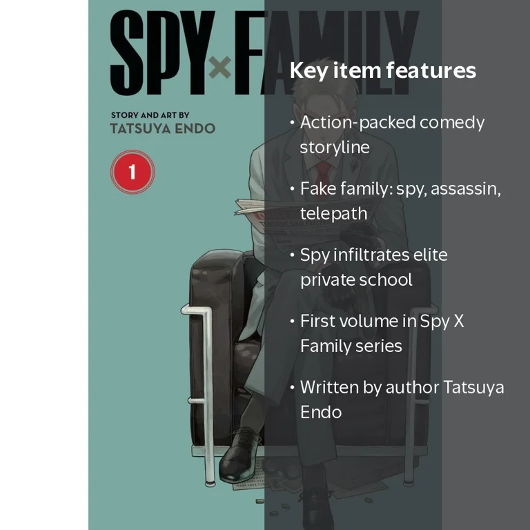 【Tatsuya】 Tatsuya Endo, Spy X Family, Vol. 1, Paperback, Action comedy manga