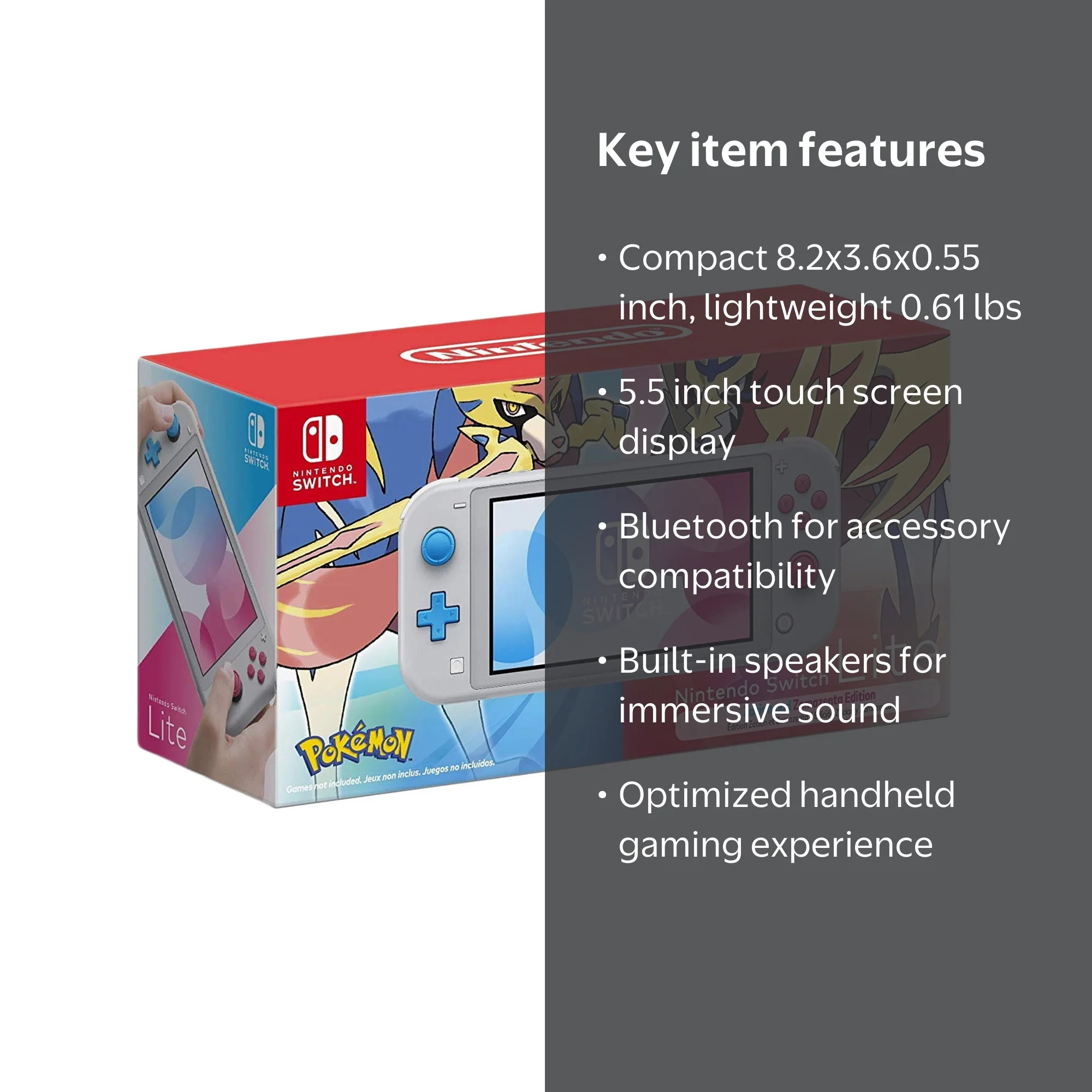 Nintendo Switch Lite - Zacian and Zamazenta Edition - Import