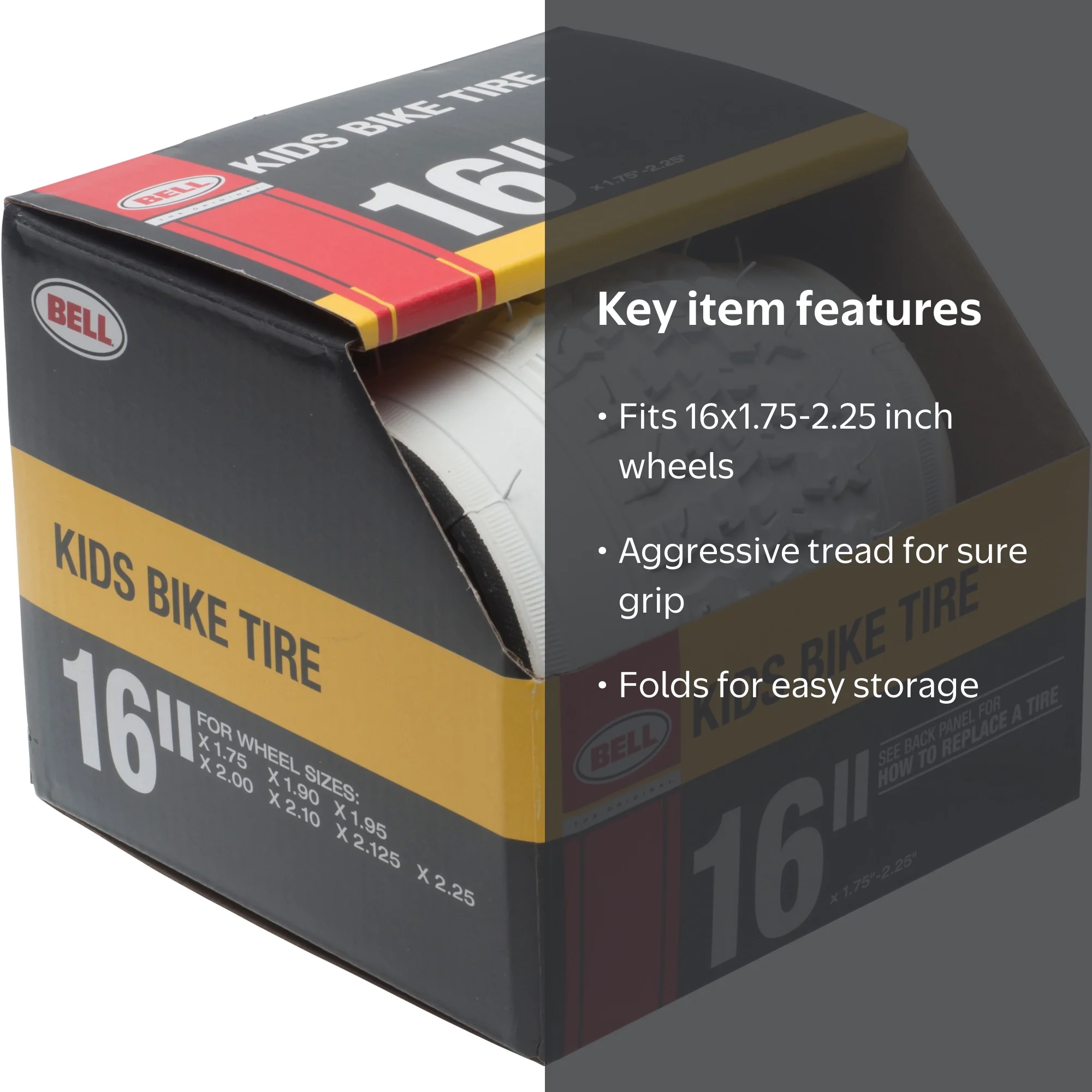 Bell Sports, Kids Bike Tire, 16