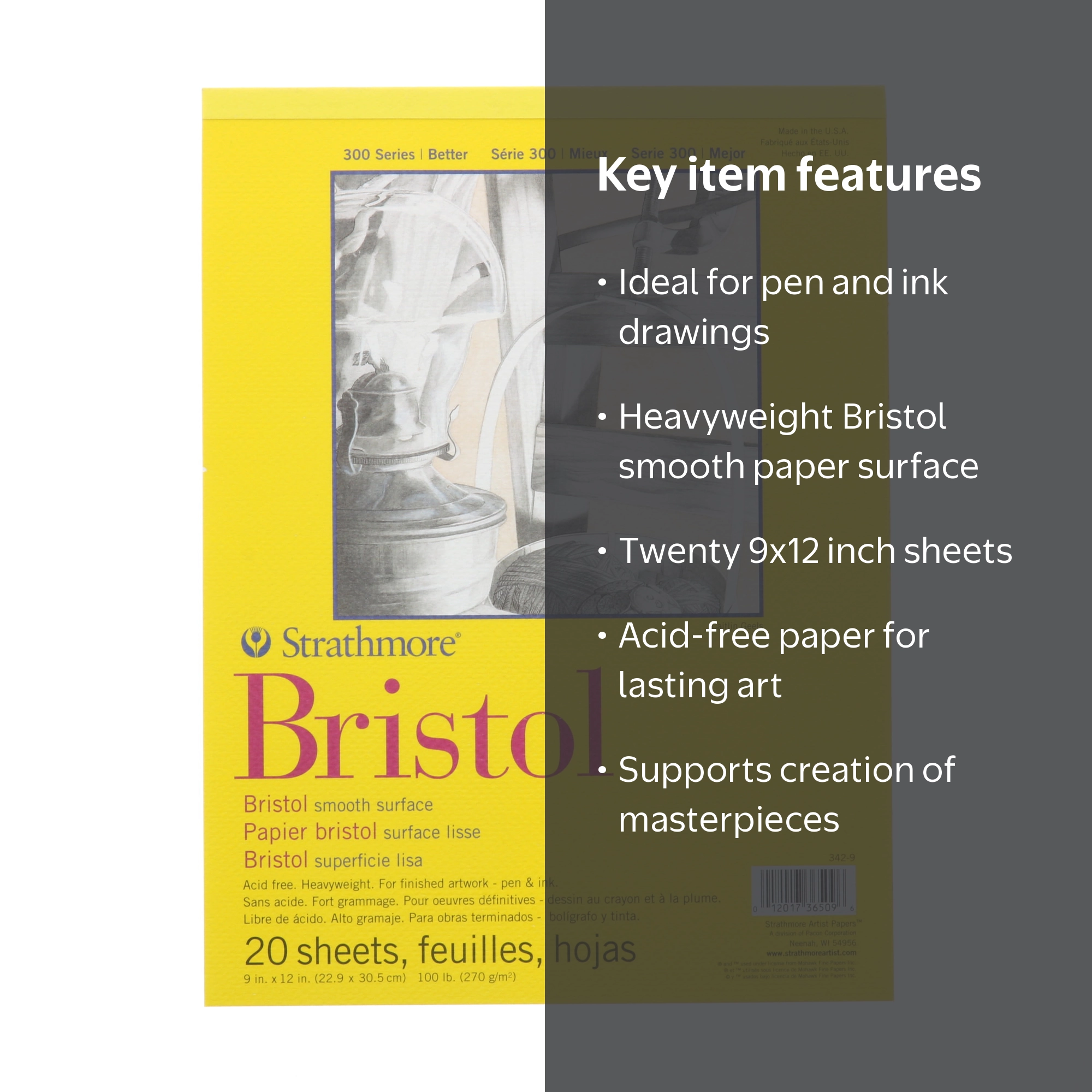 Strathmore, Bristol Paper Pad, 9
