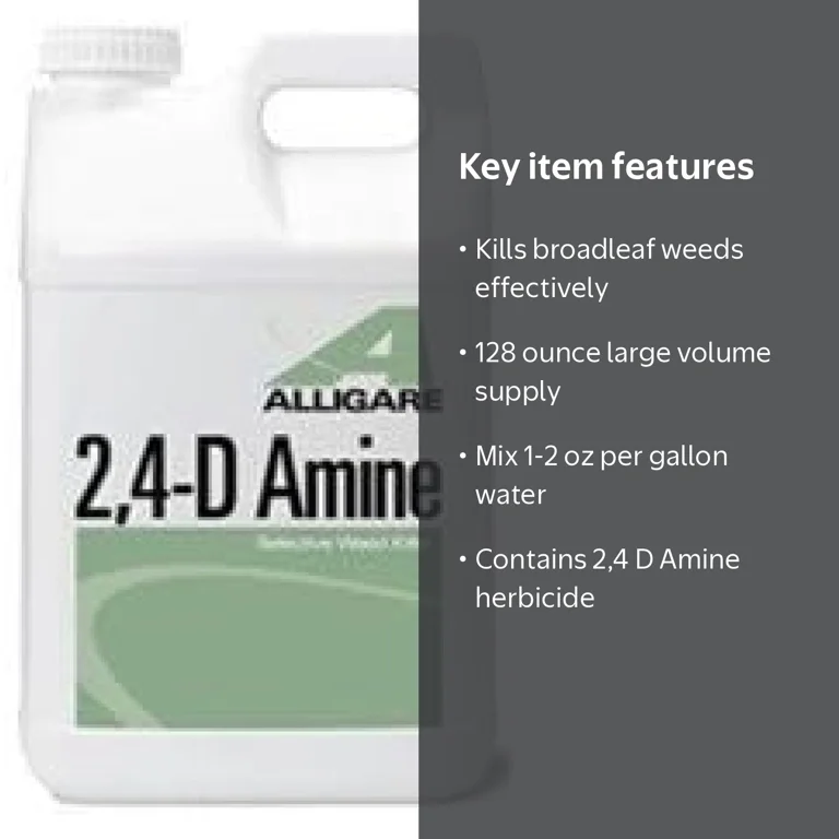 OHHA, 2,4 D Amine Herbicide, 128oz, Broadleaf Weed Killer
