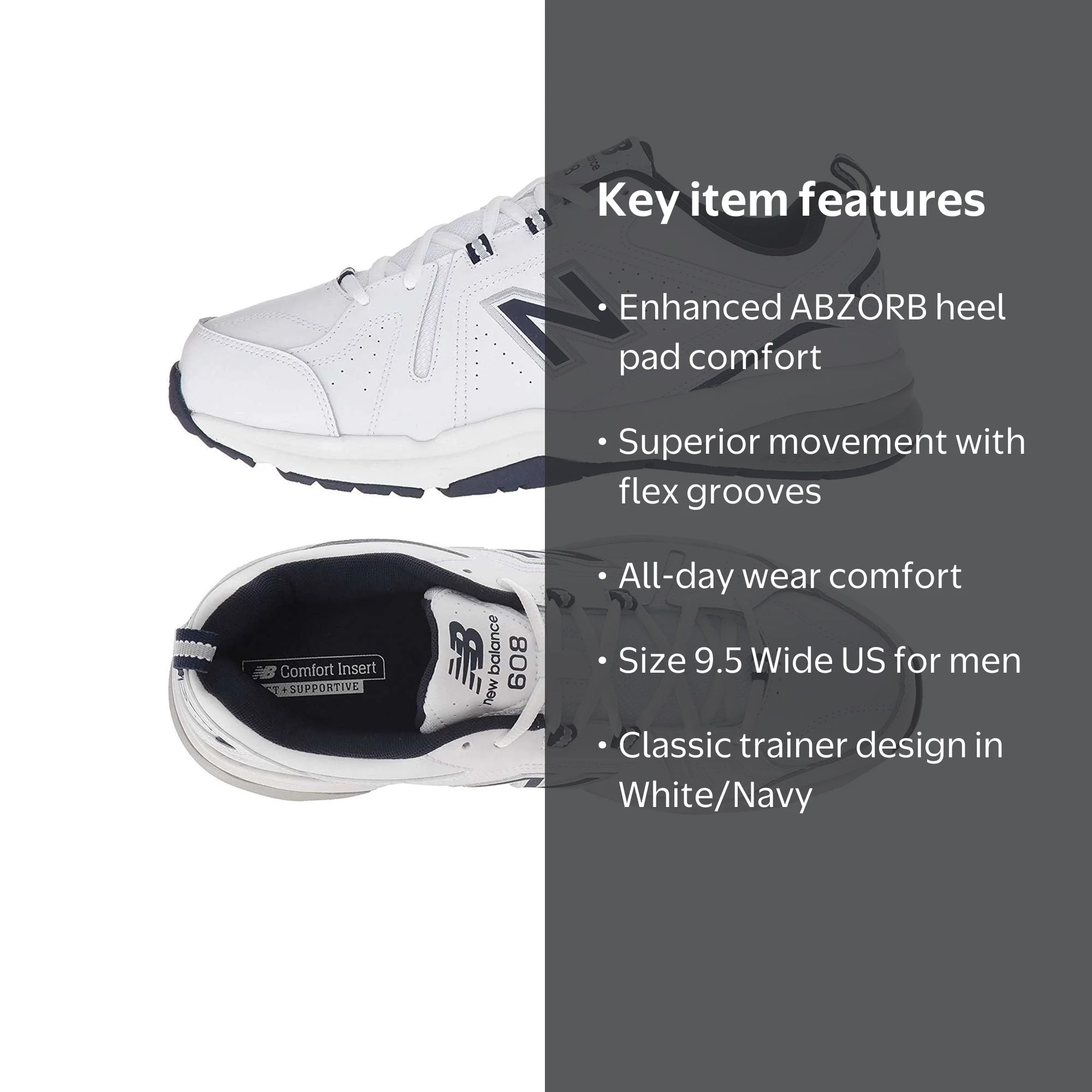 New Balance Men's 608v5 Cross Trainer Athletic Shoe - Walmart.com