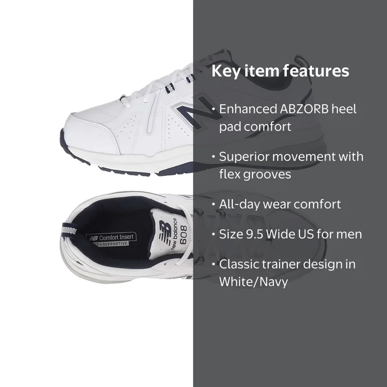 New Balance Men's 608v5 Cross Trainer Athletic Shoe - Walmart.com