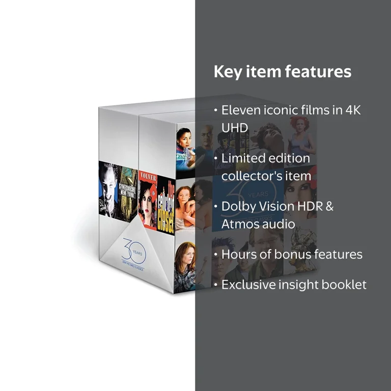 Sony Pictures Classics 30th Anniversary Giftset 4K UHD (Limited Ed