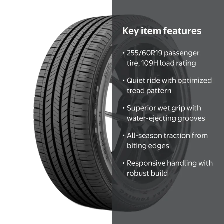 Goodyear, Passenger Tire, 255/60R19 109H, All Season - Walmart.com