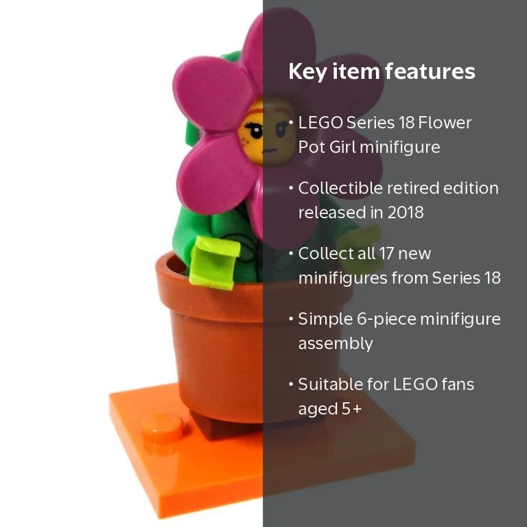 LEGO 71021 Series 18 Collectible Minifigure - Flower Pot Girl
