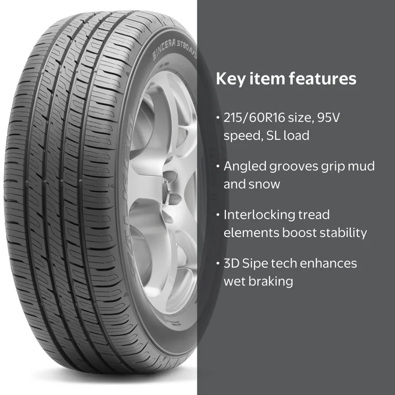 Falken Sincera ST80 A/S All Season 215/60R16 95V Passenger Tire