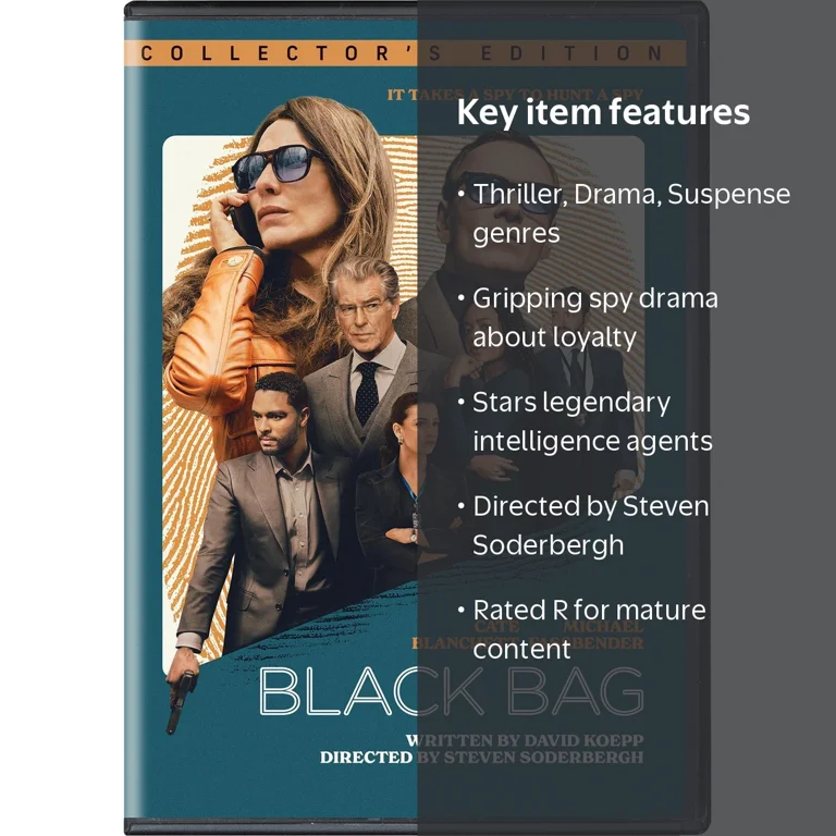 Free Shipping! SDS Black Bag DVD Thriller Drama Suspense Steven