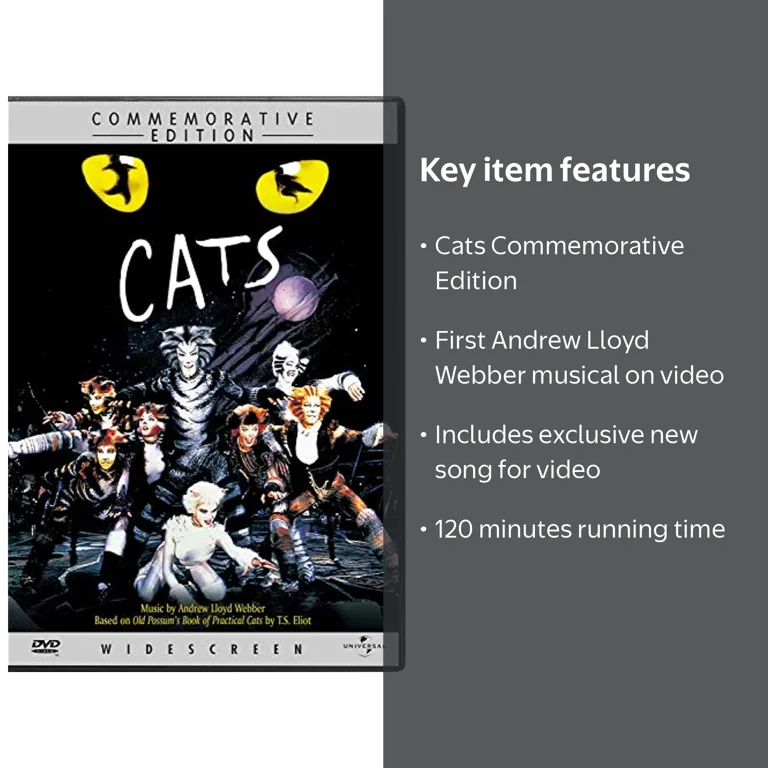Cats (DVD) - Universal Studios Musicals, Music & Performance Video