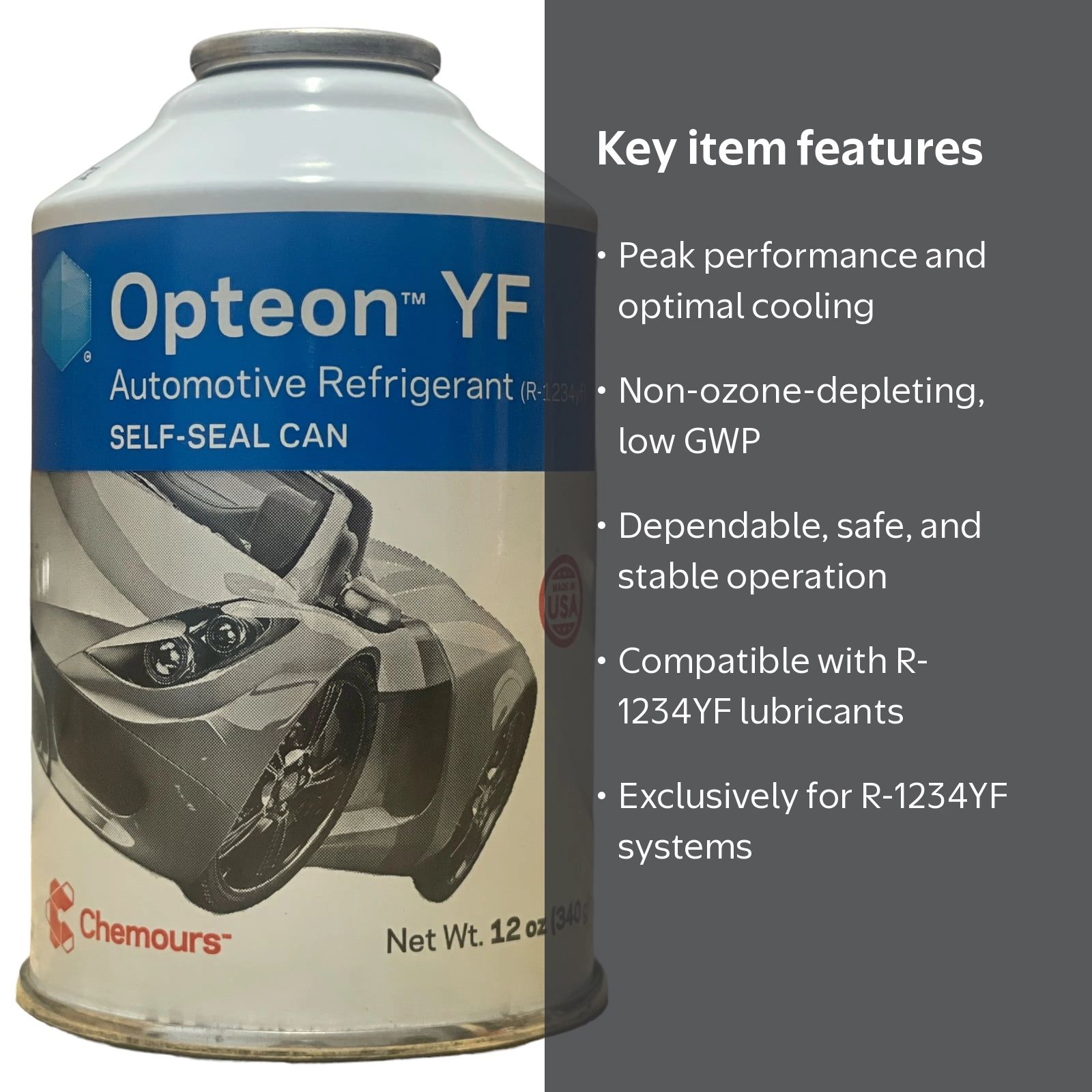 Chemours Opteon R1234YF Refrigerant for Automotive AC - Walmart.com