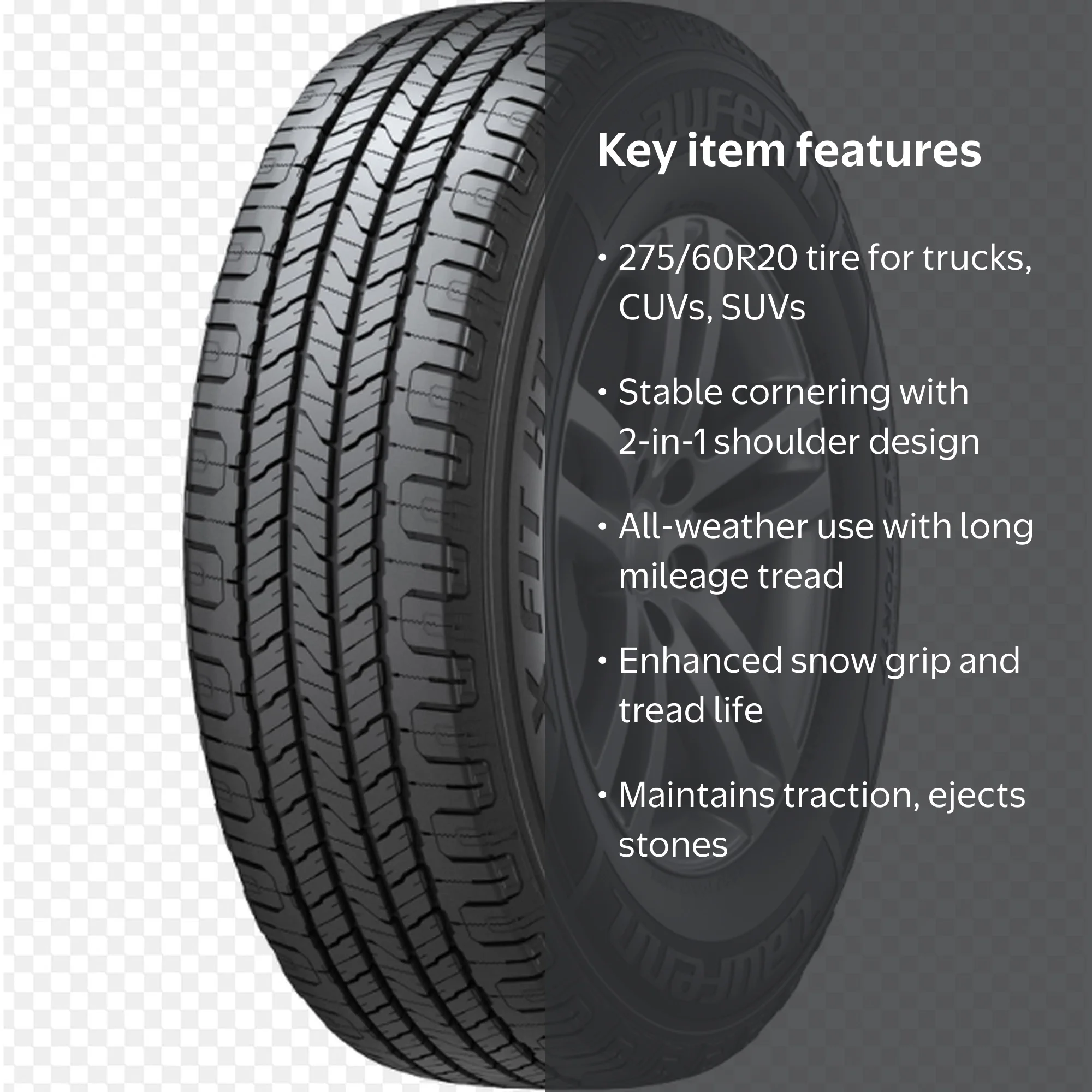 Laufenn X FIT HT LD01 All-Season Passenger Tire, Size 275/60R20