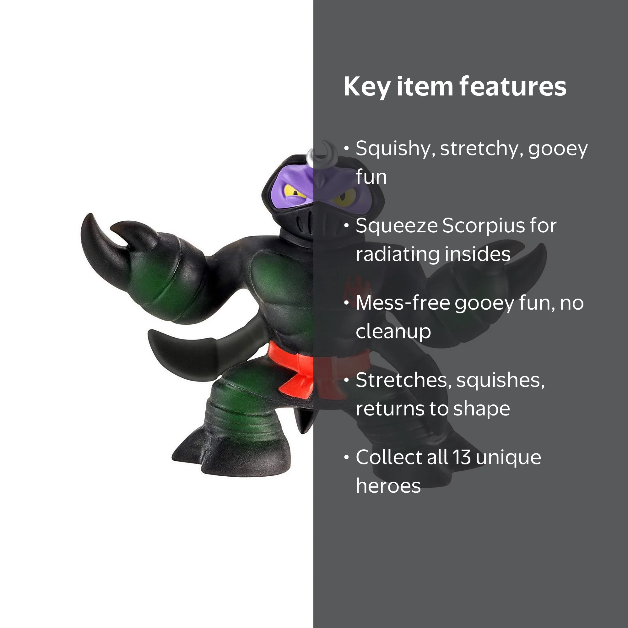 Heroes of Goo Jit Zu, Oozy Scorpion Action Figure, Scorpius