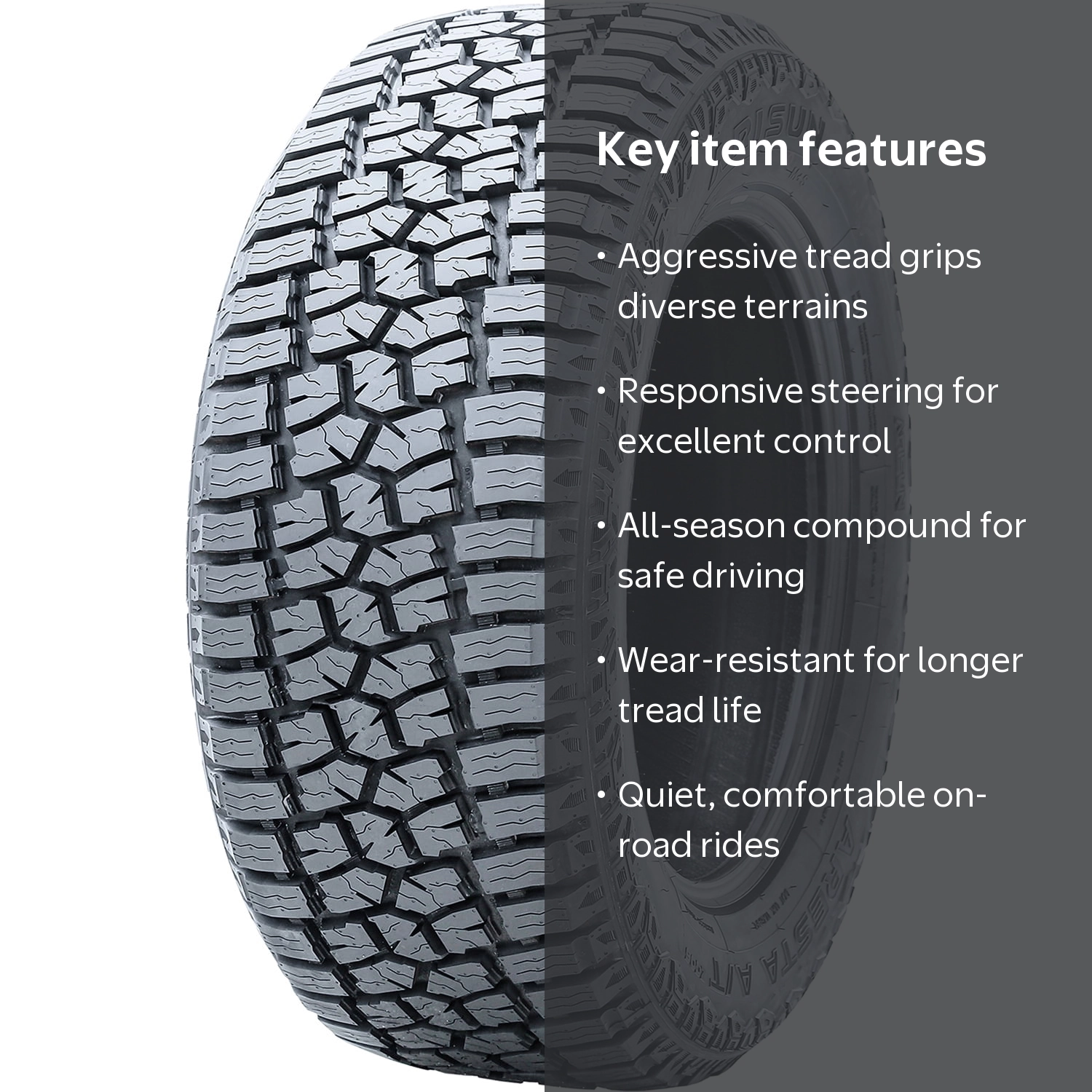 Arisun Aresta A/T ZG06 275/60R20 115T Standard Load All Terrain