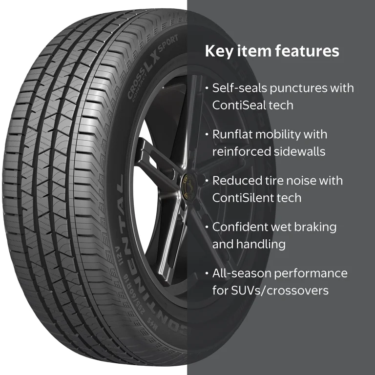 Continental, All Season SUV/Crossover Tire, 315/40R21 111H
