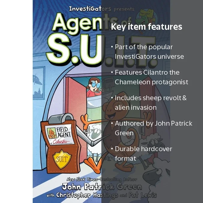 John Patrick Green, Hardcover Book, InvestiGators: Agents of