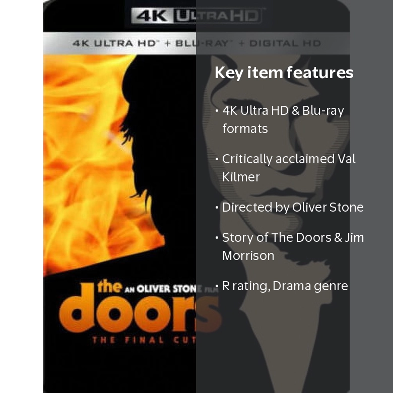 The Doors (4K Ultra HD + Blu-ray) - Walmart.com