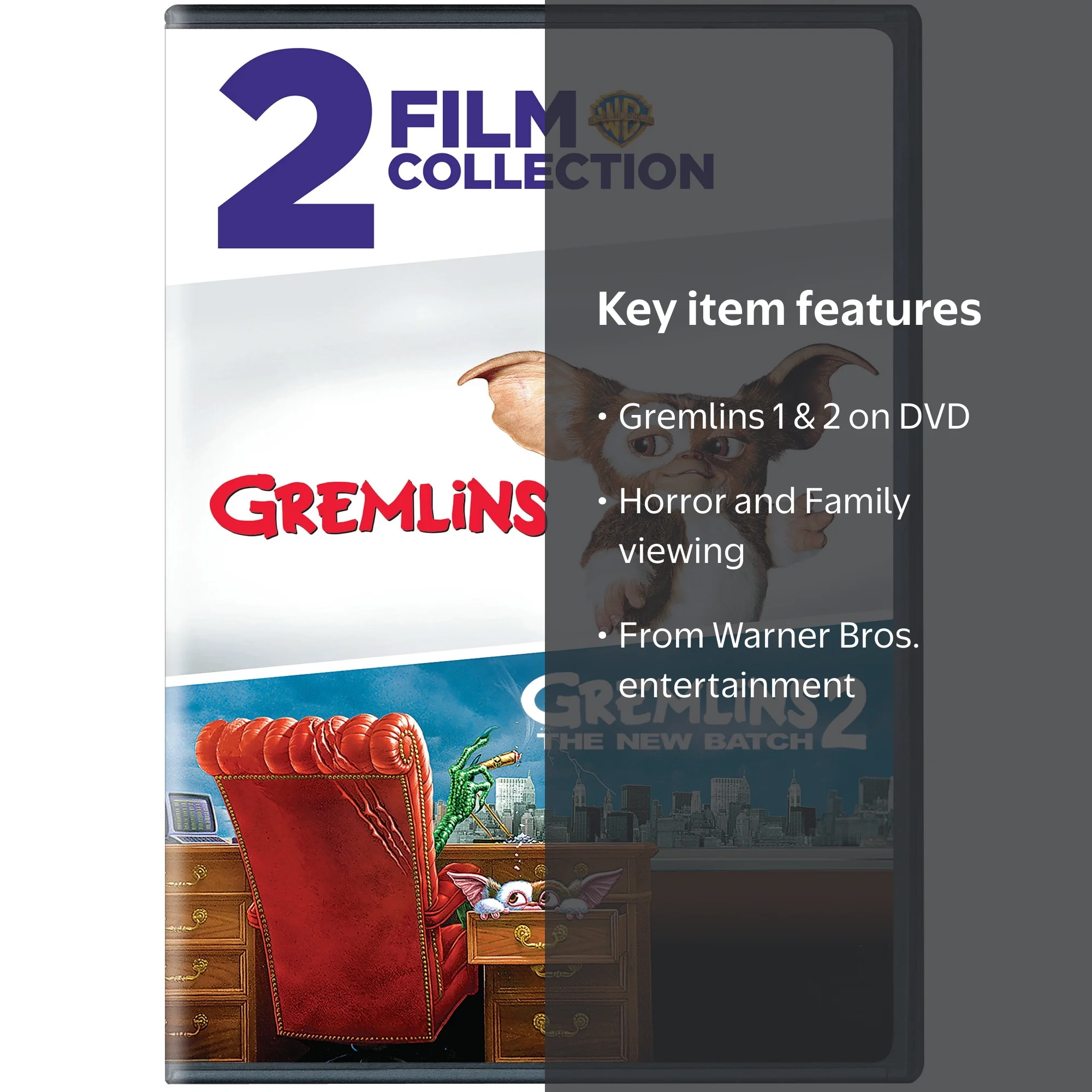 SDS, DVD Gremlins Bundle, Gremlins 1&2, Official Warner Bros