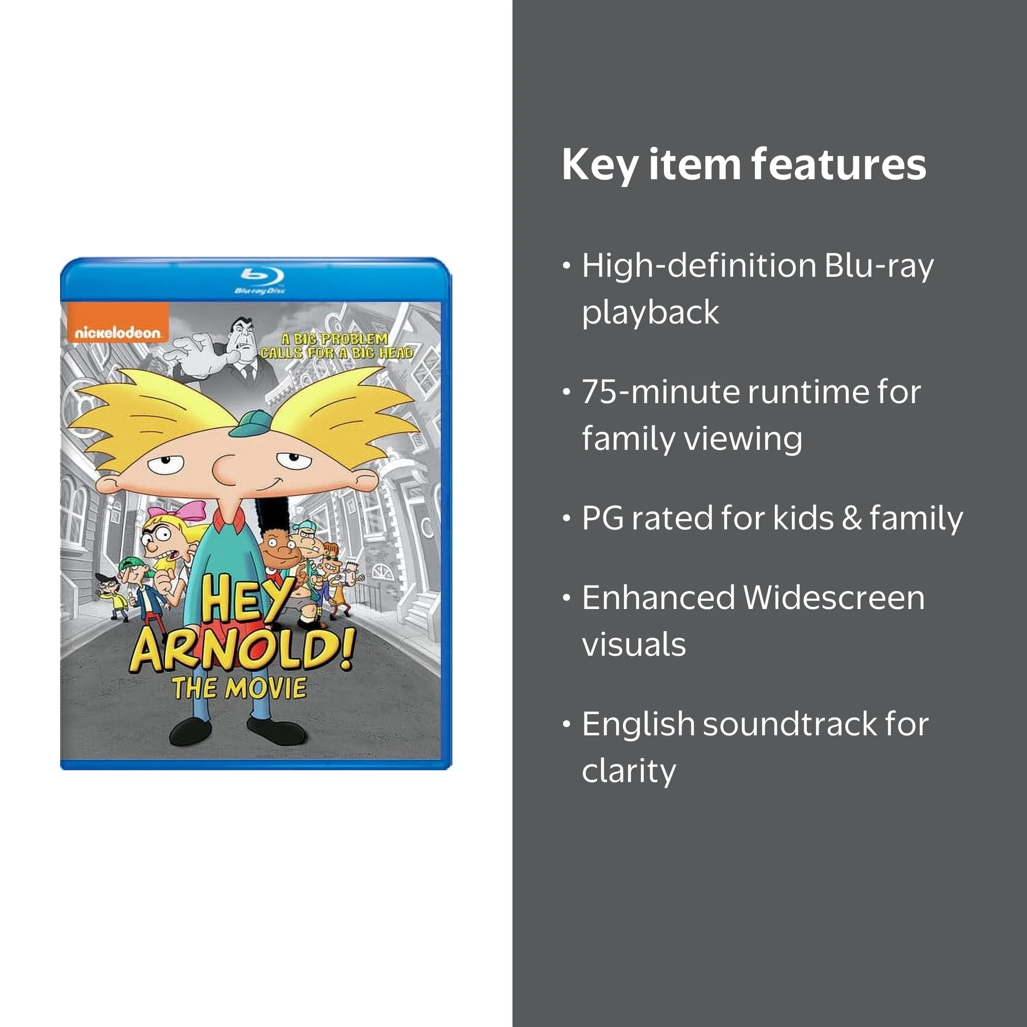 Hey Arnold: The Movie (Blu-ray), Paramount, Kids & Family