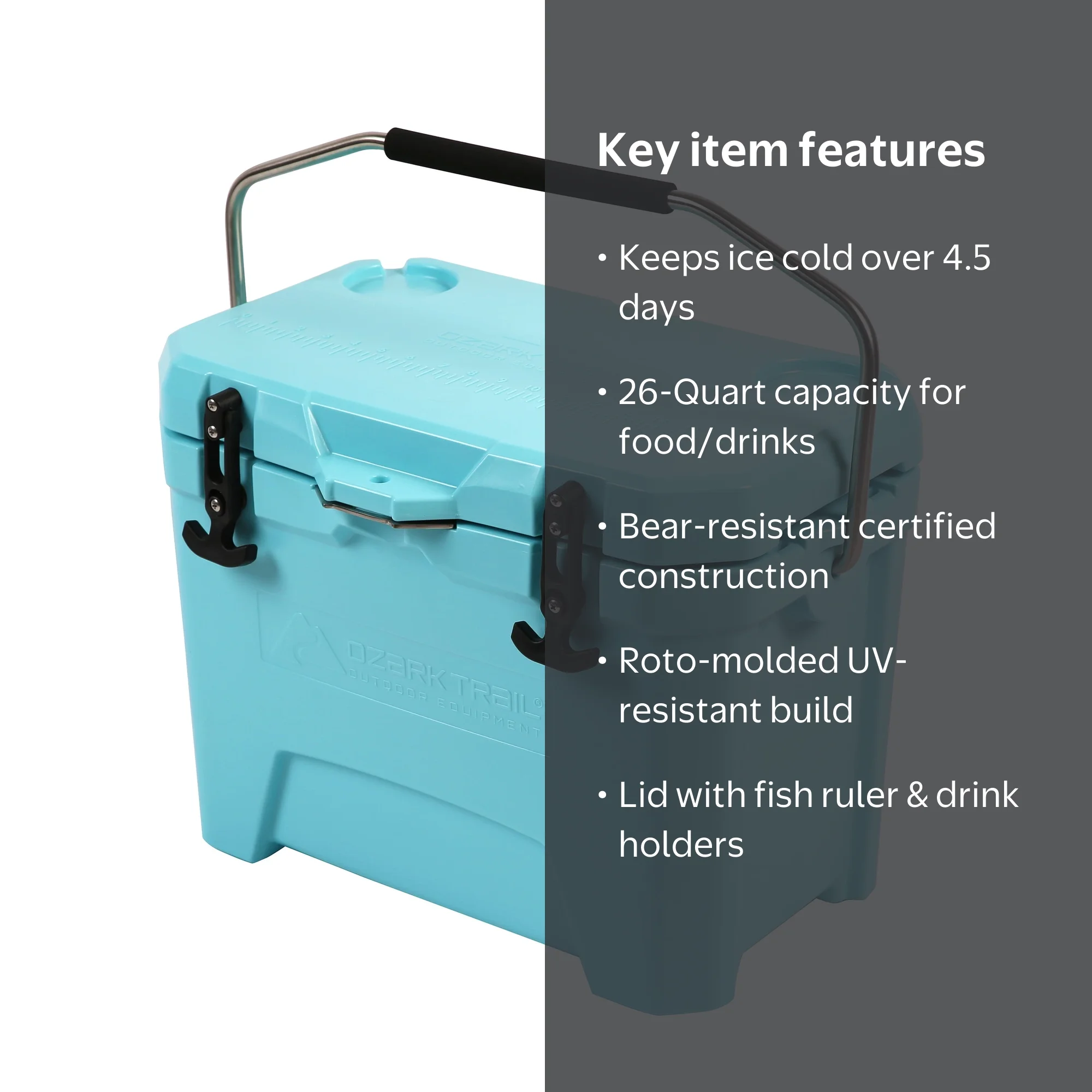 Ozark Trail 26-Quart High Performance Thermocooler, Blue - Walmart
