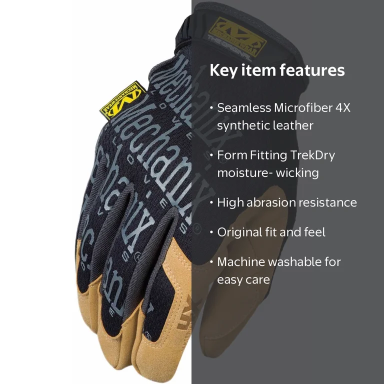 Mechanix Wear - Material 4X Original Glove, Tan, Size Small