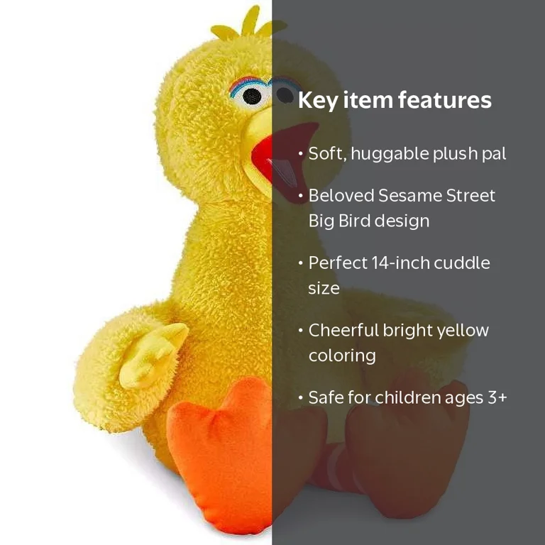 Kohls Cares Sesame Street Big Bird 14 inch Plush Animal - Walmart.com
