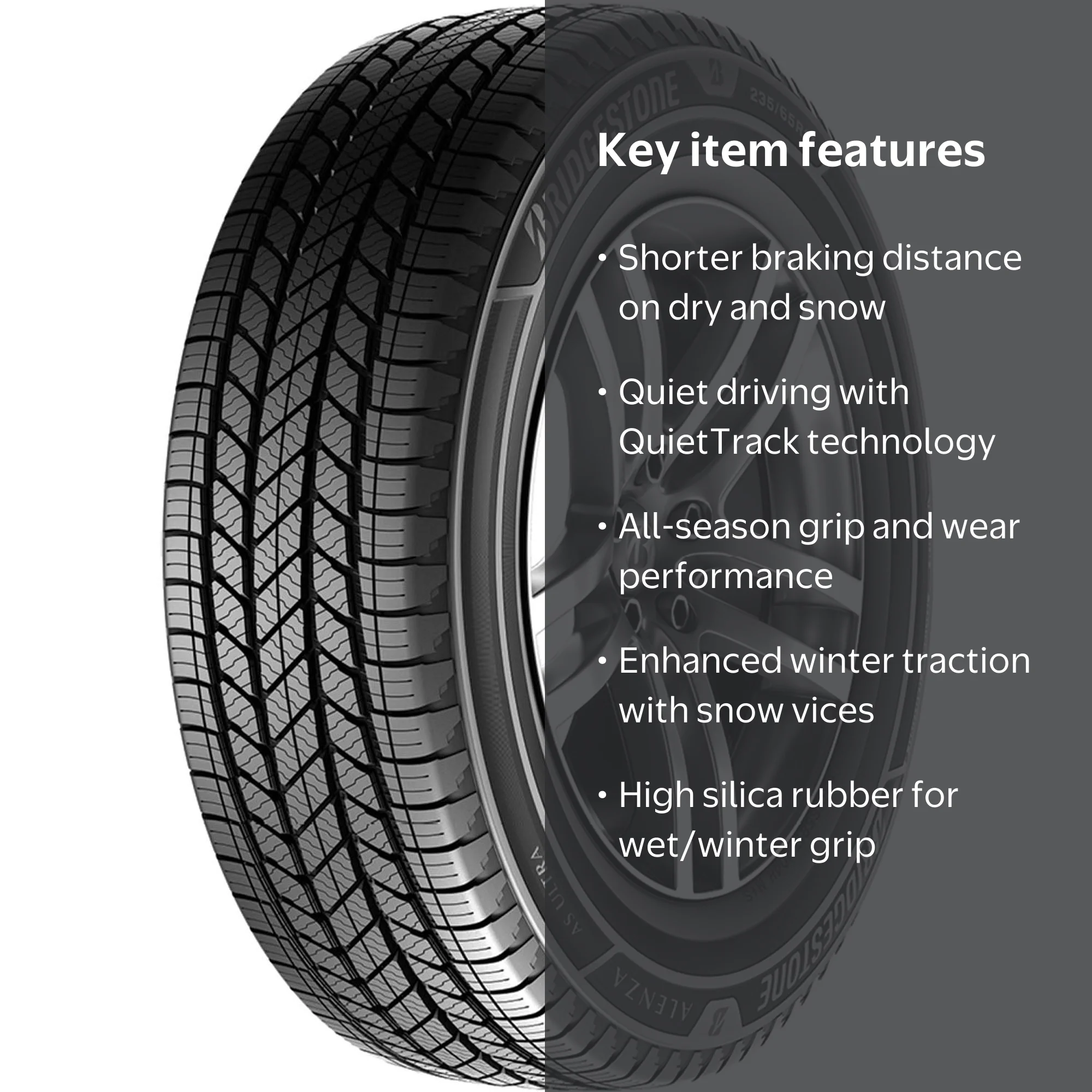 Bridgestone Alenza A/S Ultra 275/50R20 113W XL All Season SUV