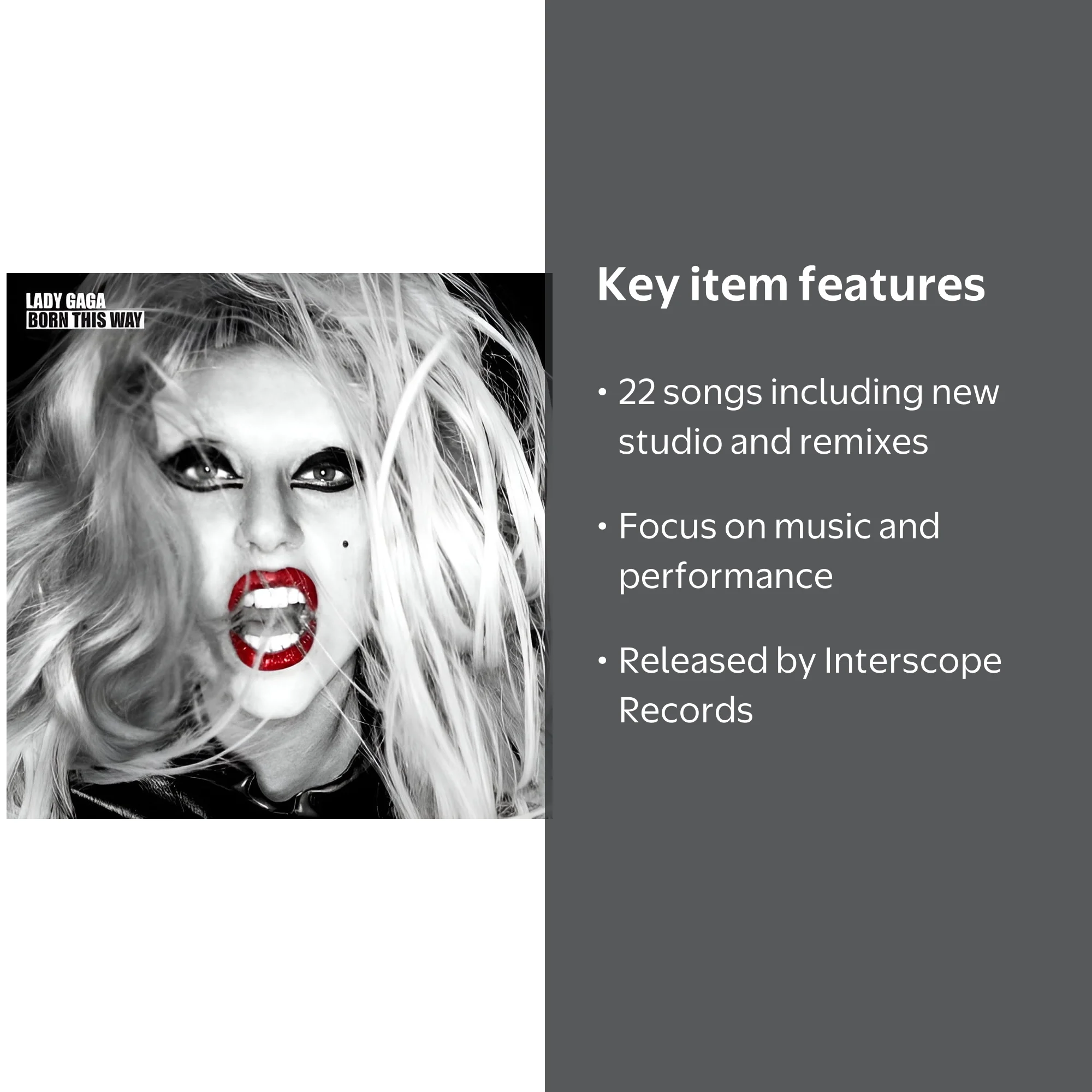 Lady Gaga - Born This Way - Music & Performance - CD - Walmart.com